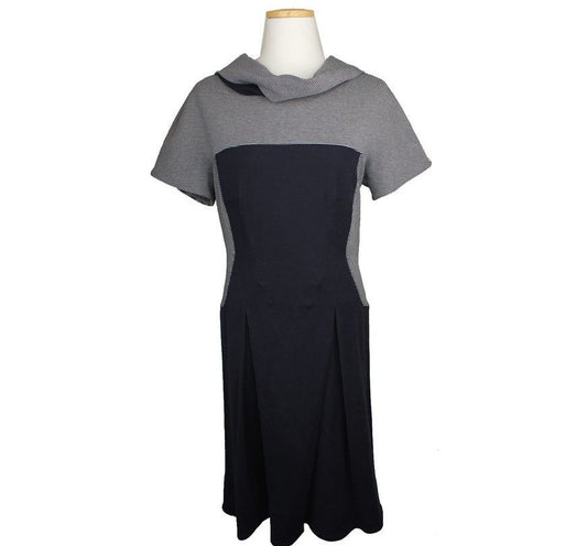 MAXMARA l スポーマックス ネイビー ストライプ ワンピース L 37085972