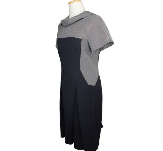 MAXMARA l スポーマックス ネイビー ストライプ ワンピース L 37085972