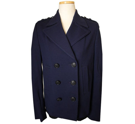 NEIL BARRETT Marineblau Double-Button Jacke S 26810352