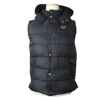 Armani Junior Navy Hooded Padded Vest 10A 26811979