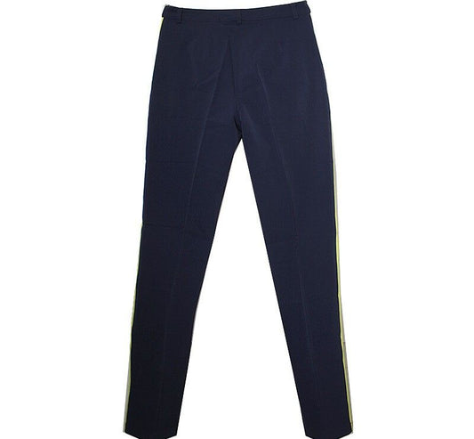 VERSACE Navy-Gelbe Detailhose 44 43851610