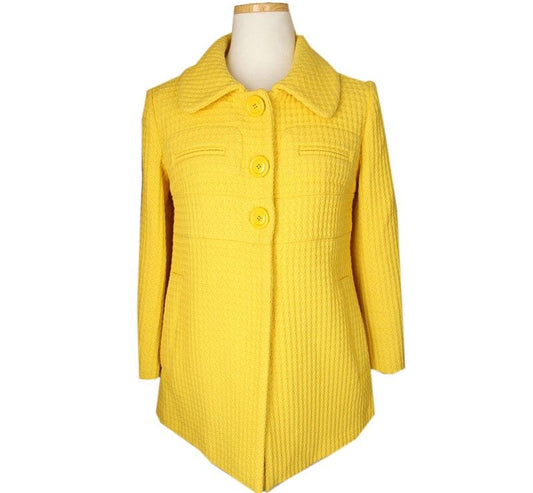 MAXMARA Max & Co. Gelb Baumwolle Strickjacke 38 26810231