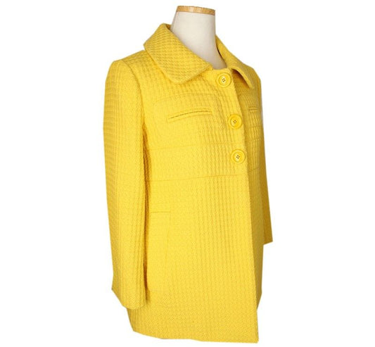 MAXMARA Max & Co. Gelb Baumwolle Strickjacke 38 26810231