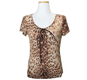 ROBERTO CAVALLI Class Line Leopardenmuster Oberteil 44 43706614