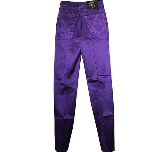 VERSACE Violette Satin Hose 44 43851585