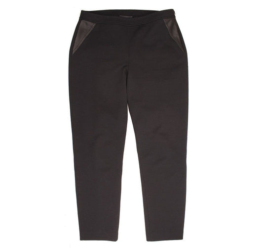 ST JOHN Überlebensschwarze Wollhose 66 26809978
