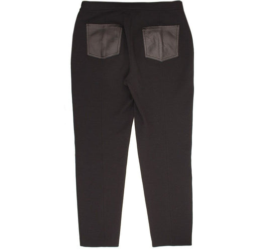ST JOHN Überlebensschwarze Wollhose 66 26809978