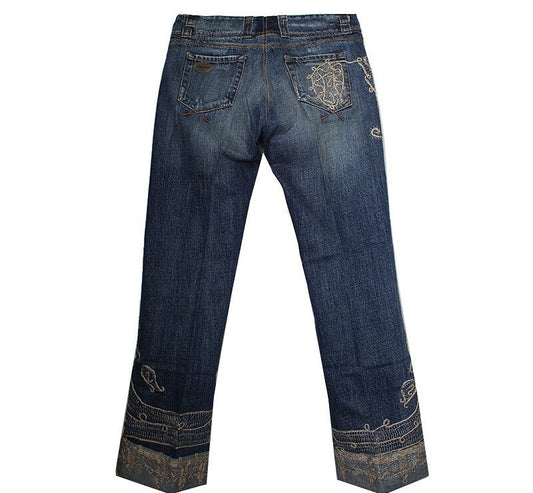 ERMANNO SCERVINO Ermano Servino Applique Denim Hose 55 66 43851602