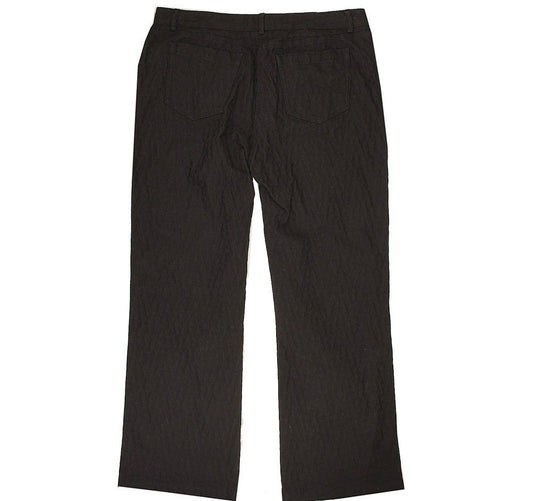 AIGNER Schwarze Logo-Muster Bootcut-Denimhose 48 26809790