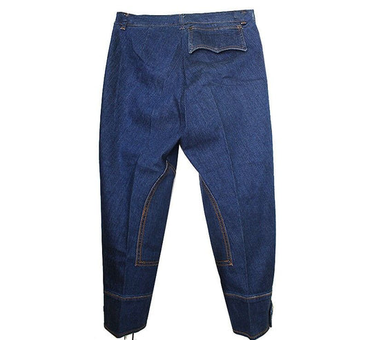 ROBERTO CAVALLI Leder String Denim Hose 55 43851644