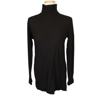 ISSEY MIYAKE Issey Heart Black Polo Cotton Top 2 26807647