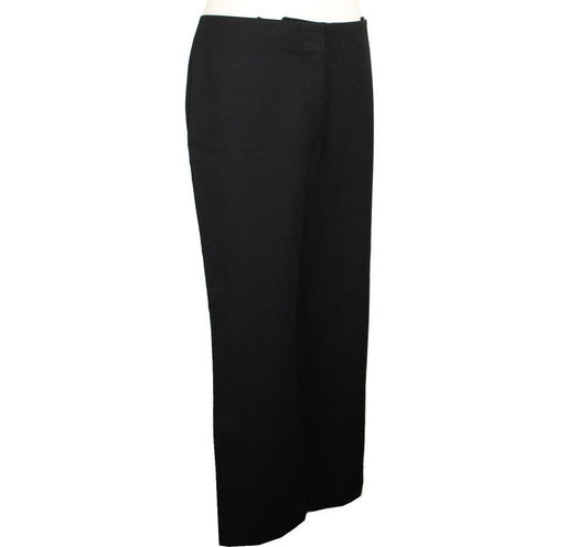 JIL SANDER Schwarze Wolle Hose 36 26810073