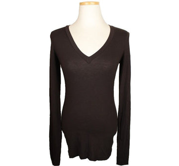 THEORY Dunkelbraunes Slim-Fit Baumwoll-Oberteil 2 26807334