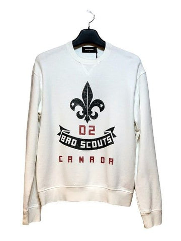 DSQUARED2 ディスクエアード ホワイト スウェット シャツ 5660570391 24642543