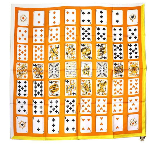 Hermes Multi-Care Silk Scarf Card Game 26811941