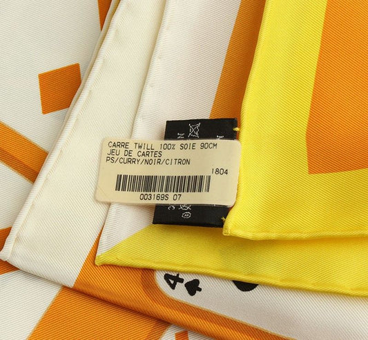 Hermes Multi-Care Silk Scarf Card Game 26811941