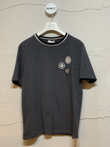 SAINT LAURENT Dunkelgrünes Wappen T-Shirt Damen 5474609658 18536294