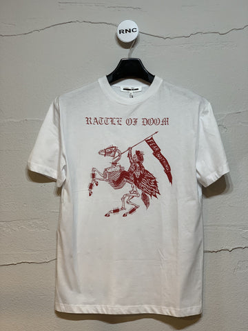 Alexander McQueen White Skull Horse T-shirt Women 5489658372 18785146