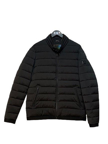 MOOSE KNUCKLES Leichte schwarze Steppjacke mit Reißverschluss 5705024745 25040418