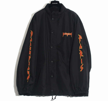 BALENCIAGA 22SS Windbreaker mit Logo-Print 29995501