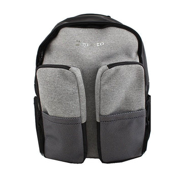 REPETTO Melange Grau & Schwarz Stoff Rucksack 26807383