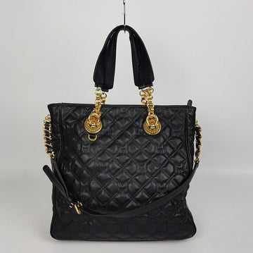 Metrocity Macrosity Gold-Plated Quilted Leather Shoulder Bag 27061502