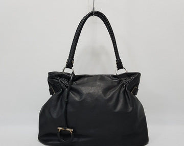 SALVATORE FERRAGAMO Schwarze Leder Schultertasche 26973315