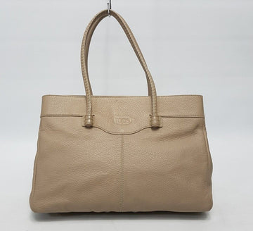 TODS Beige Leder Tote Bag 27063718