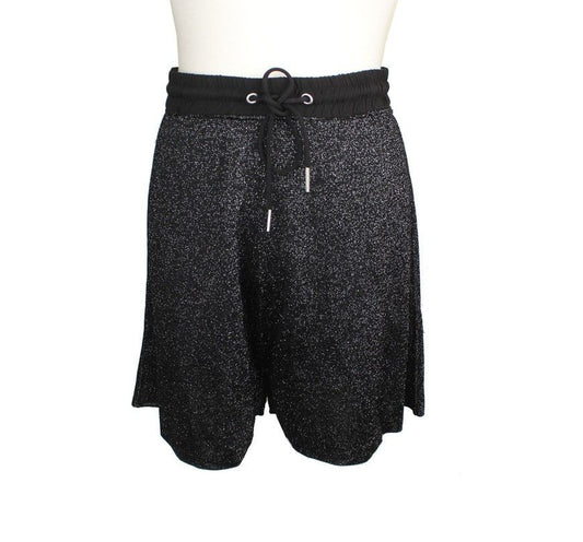 SANDRO Metallisch schwarzer Bundshorts 1 26809350