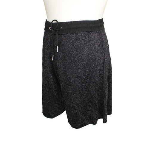 SANDRO Metallisch schwarzer Bundshorts 1 26809350