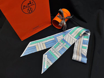 HERMES トレシス H シルク ツイリー 21 6748627595 31768727