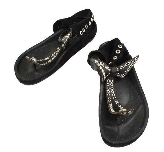 Isabel Marant Black Punched Stud Mules 235 26810775