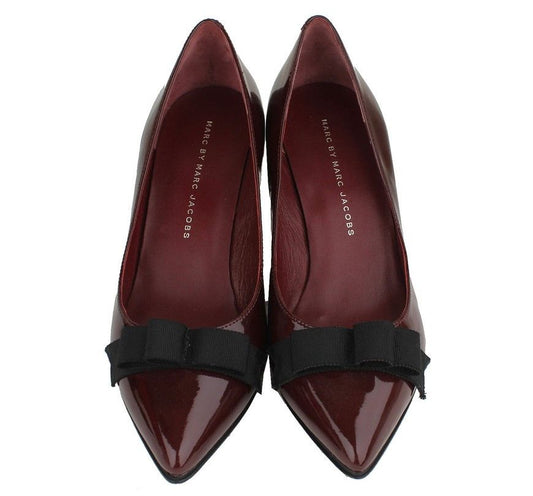MARC JACOBS Burgunder-Lack-Rosen-Pumps 36,5 26810735