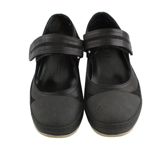 Marni Black Two-Tone Velcro Sneakers 37 235 26807610