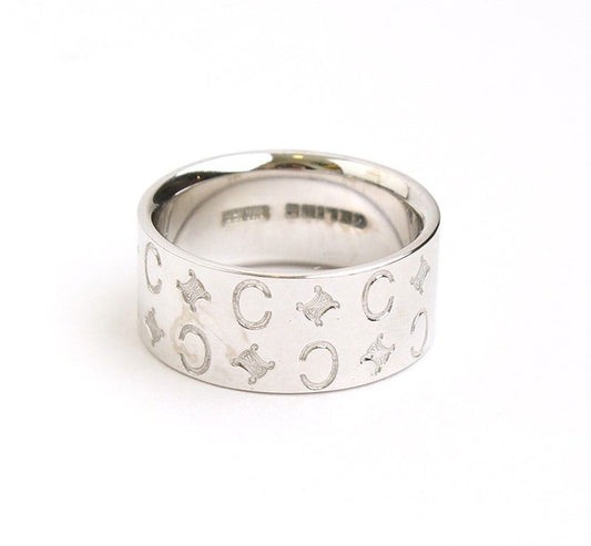 CELINE Silber Blajon Logo Ring 11 29053196