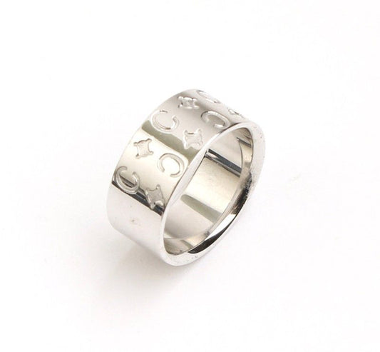 CELINE Silber Blajon Logo Ring 11 29053196