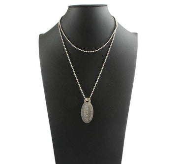 Tiffany & Co Tiffany Return to 925 Silver Logo Necklace 26811544