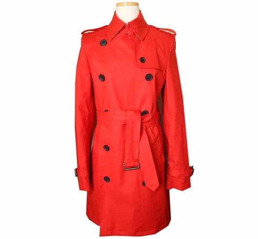 Burberry Red Belt Trench Coat 6 26810634