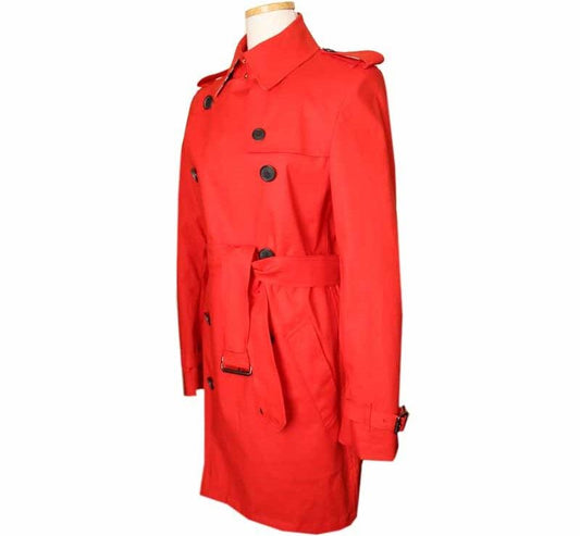 Burberry Red Belt Trench Coat 6 26810634