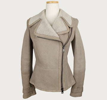 BURBERRY Lammleder Mustang Kurzjacke 38 44 26810130