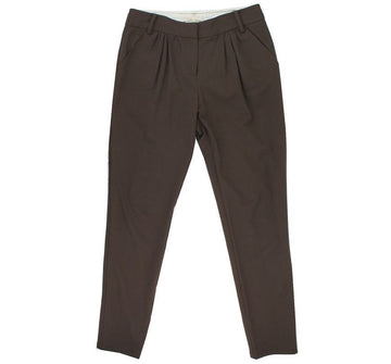 MAJE ダークブラウン シュリンクパンツ1 26809657