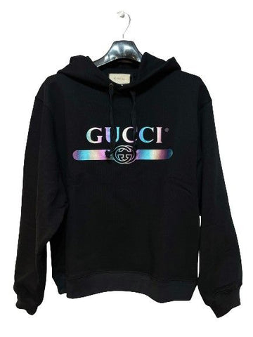 GUCCI Kapuze mit schwarzem Regenbogen-Logo 5811591855 25874845