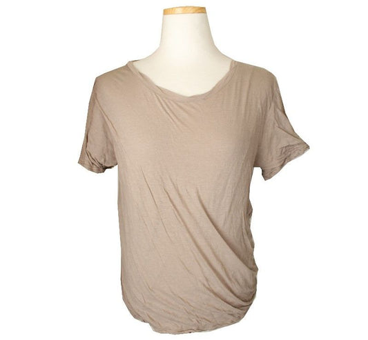Marni Beige Shirred Cotton Top 46 26807359