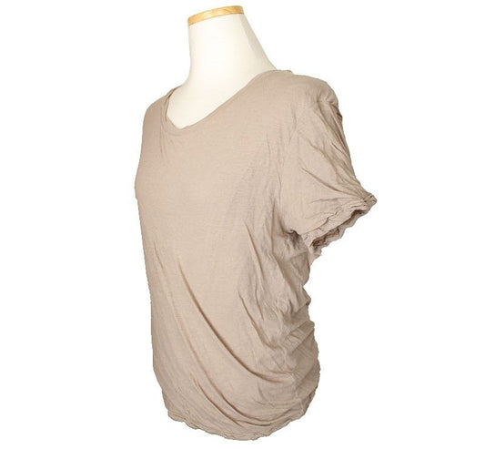 Marni Beige Shirred Cotton Top 46 26807359