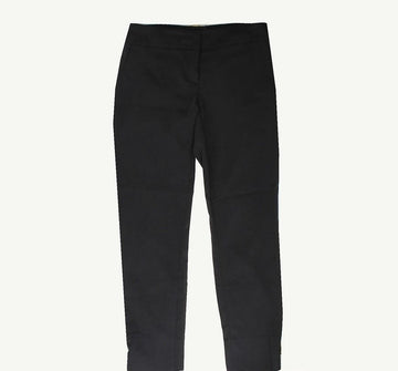 ESCADA ブラックコットンブレンドゴールドロゴワイドパンツ36 26809767