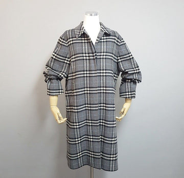 Burberry Women's Wool Check Coat 30136674