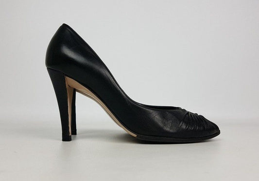 SALVATORE FERRAGAMO Schwarze Leder Slingback Damen Schuhe 26662458