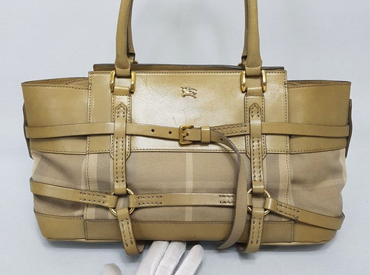 BURBERRY チェックトートショルダーバッグ 27467325