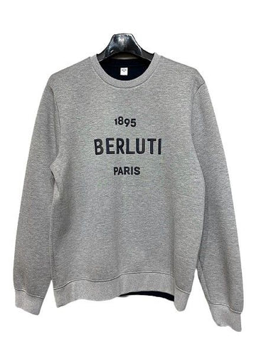 BERLUTI グレー ロゴ スウェットシャツ 6521171441 30216693