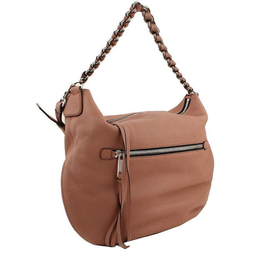 MARC JACOBS ヴィンテージピンク シルバー金具 チェーン ビッグショルダーバッグ 26811187